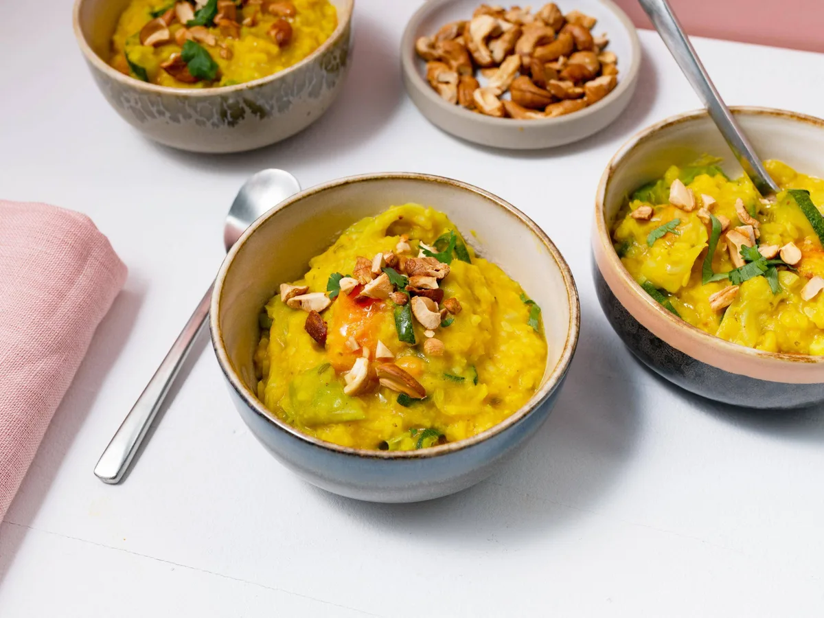 Kitchari – Linsen, Reis, Gemüse Eintopf