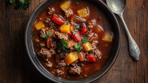 Wiener Gulaschsuppe original